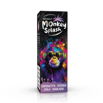 Monkey Splash Salt Energetyk Wiśnia Cola Koolada