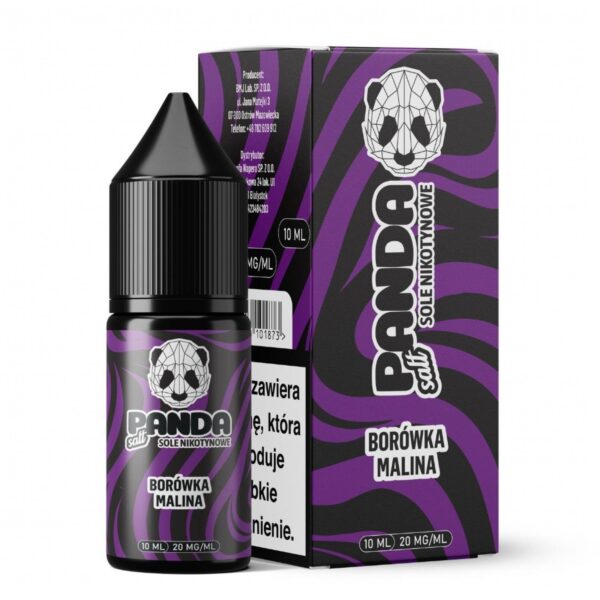 Liquid Panda Salt 10ml Borówka Malina 20mg