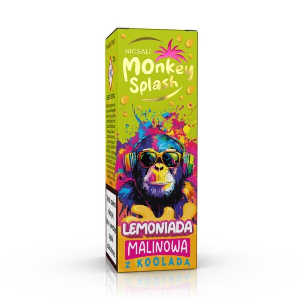 Monkey Splash Salt Lemoniada Malinowa z koolada
